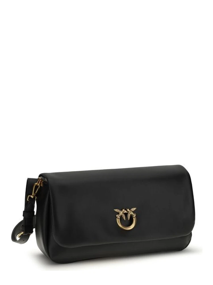 حقيبة كتف بوس توروس من جلد العجل الأسود alternative