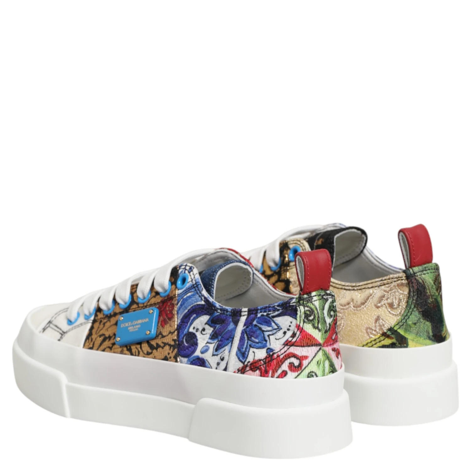 Multicolor Patchwork Low Top Sneakers Shoes