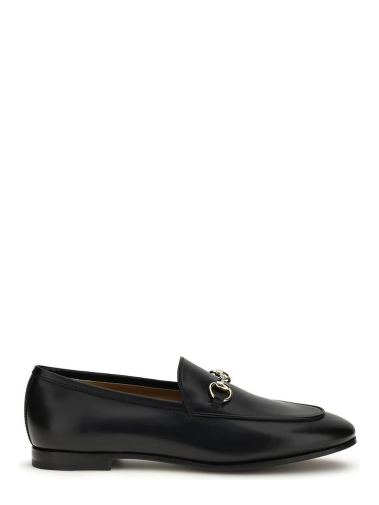 Black Calf Leather Bos Taurus Slip-On Loafers