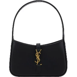 Black Calf Leather Bos Taurus Shoulder Bag