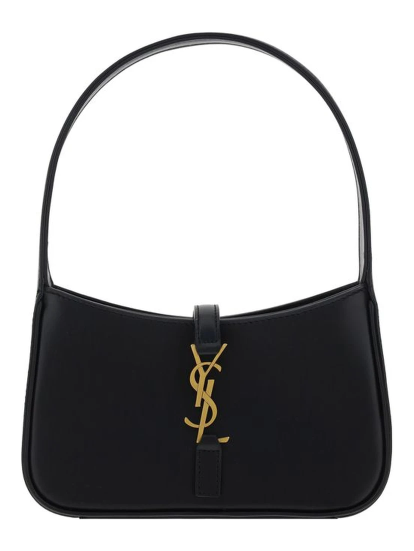 Black Calf Leather Bos Taurus Shoulder Bag