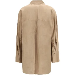 قميص بيج من قماش الخروف أوفيس آريس آريس