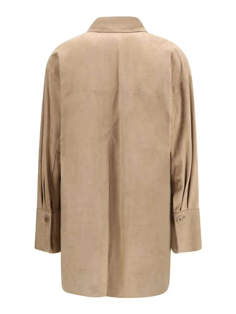 قميص بيج من قماش الخروف أوفيس آريس آريس alternative