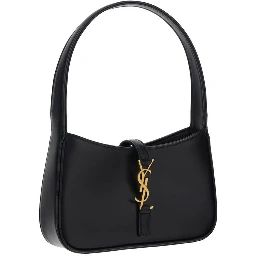 Black Calf Leather Bos Taurus Shoulder Bag