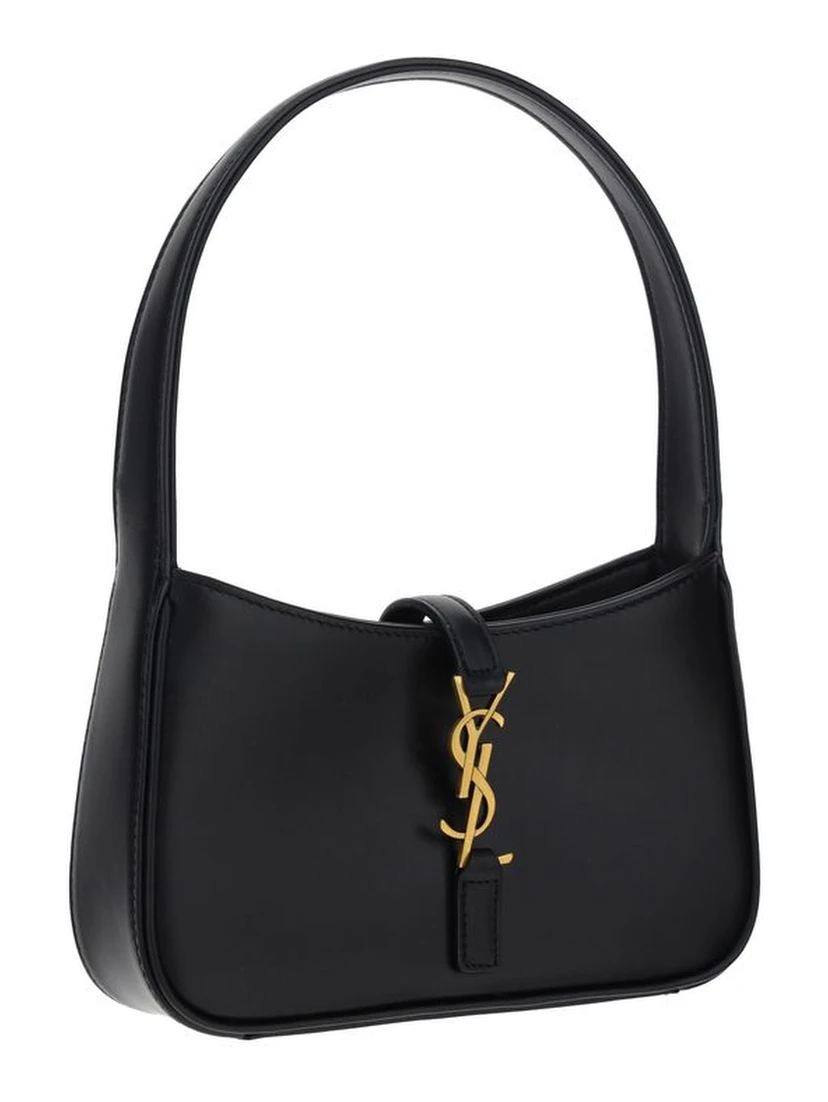 Black Calf Leather Bos Taurus Shoulder Bag