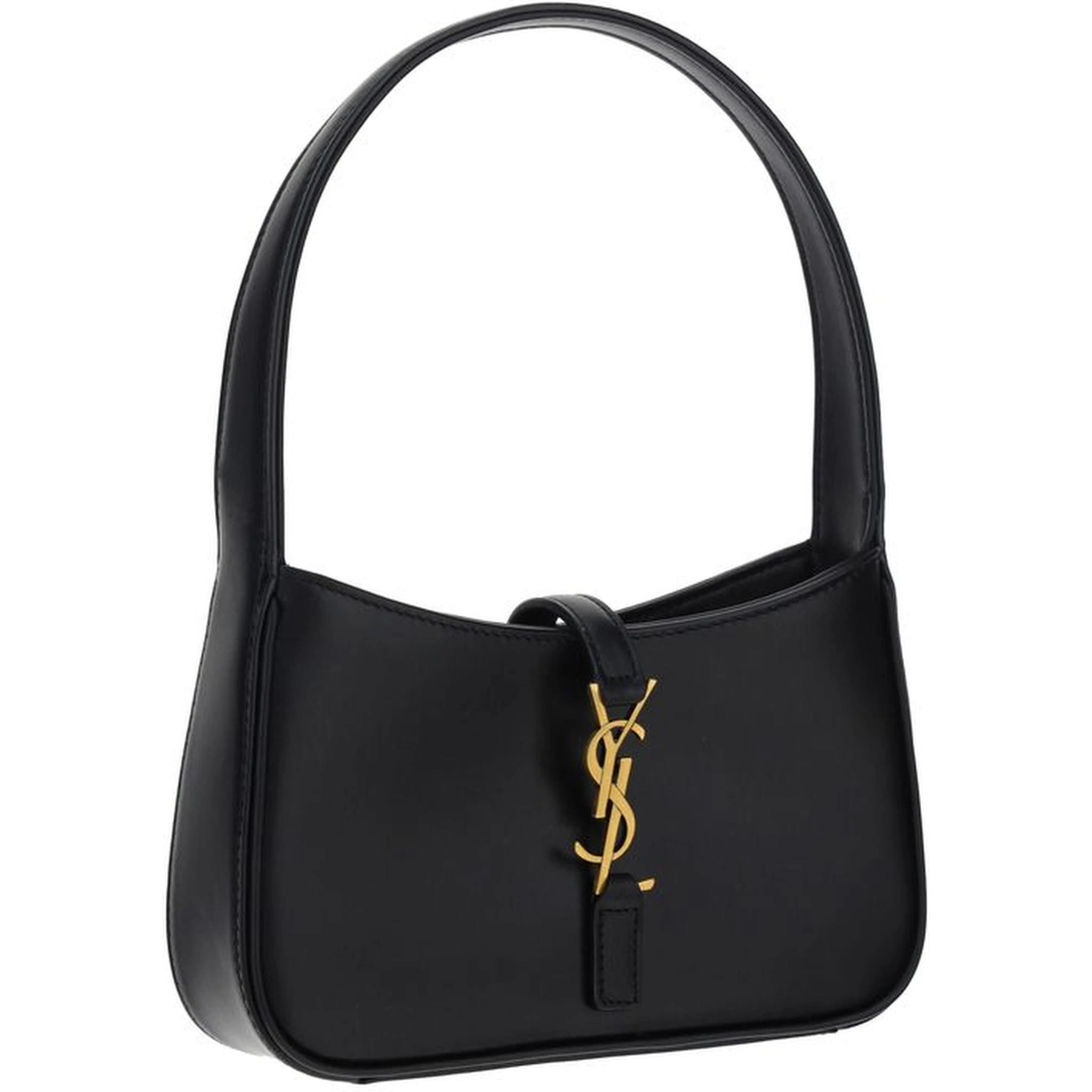 Black Calf Leather Bos Taurus Shoulder Bag