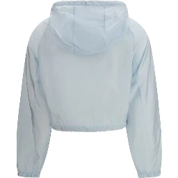 Blue Recycled Polyamide Shell Jacket