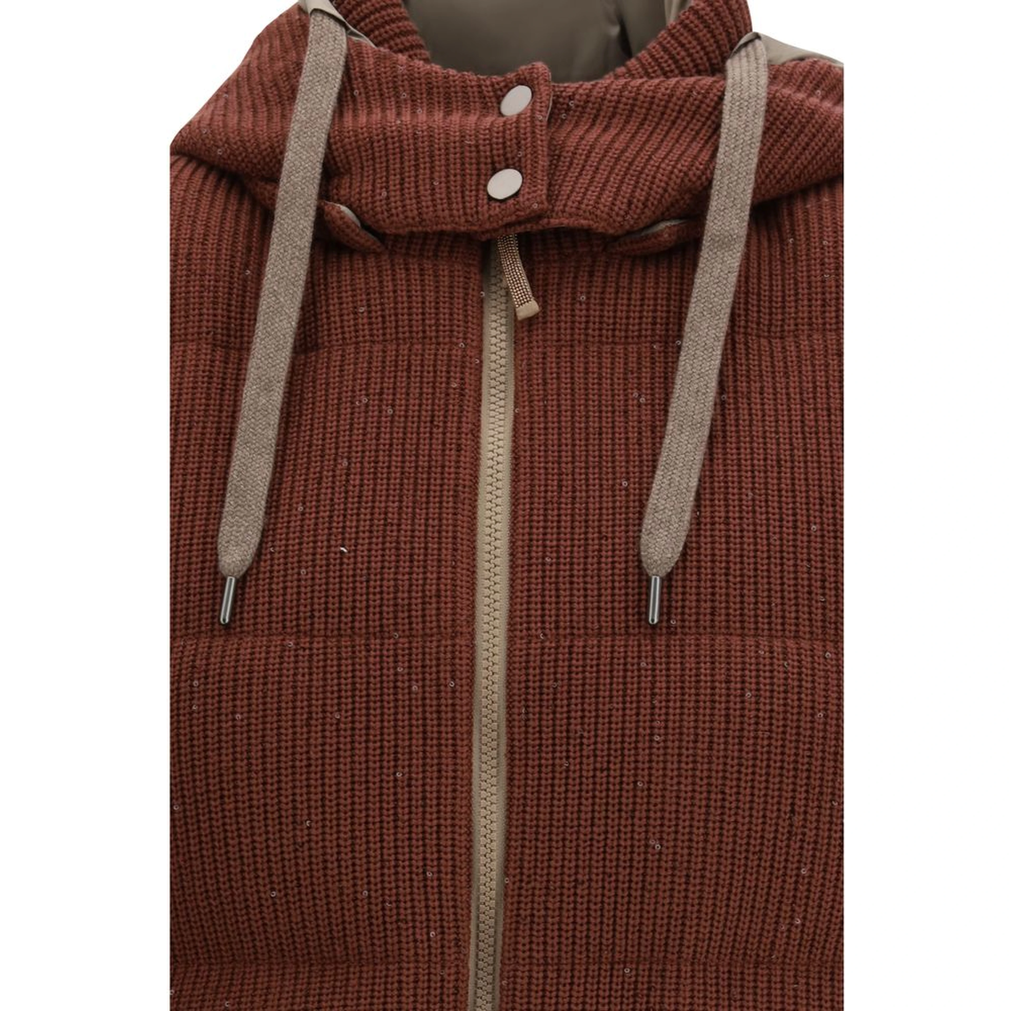Brown Cotton Jackets And Coat