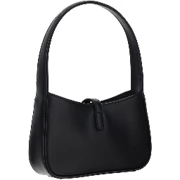Black Calf Leather Bos Taurus Shoulder Bag