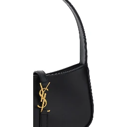 Black Calf Leather Bos Taurus Shoulder Bag