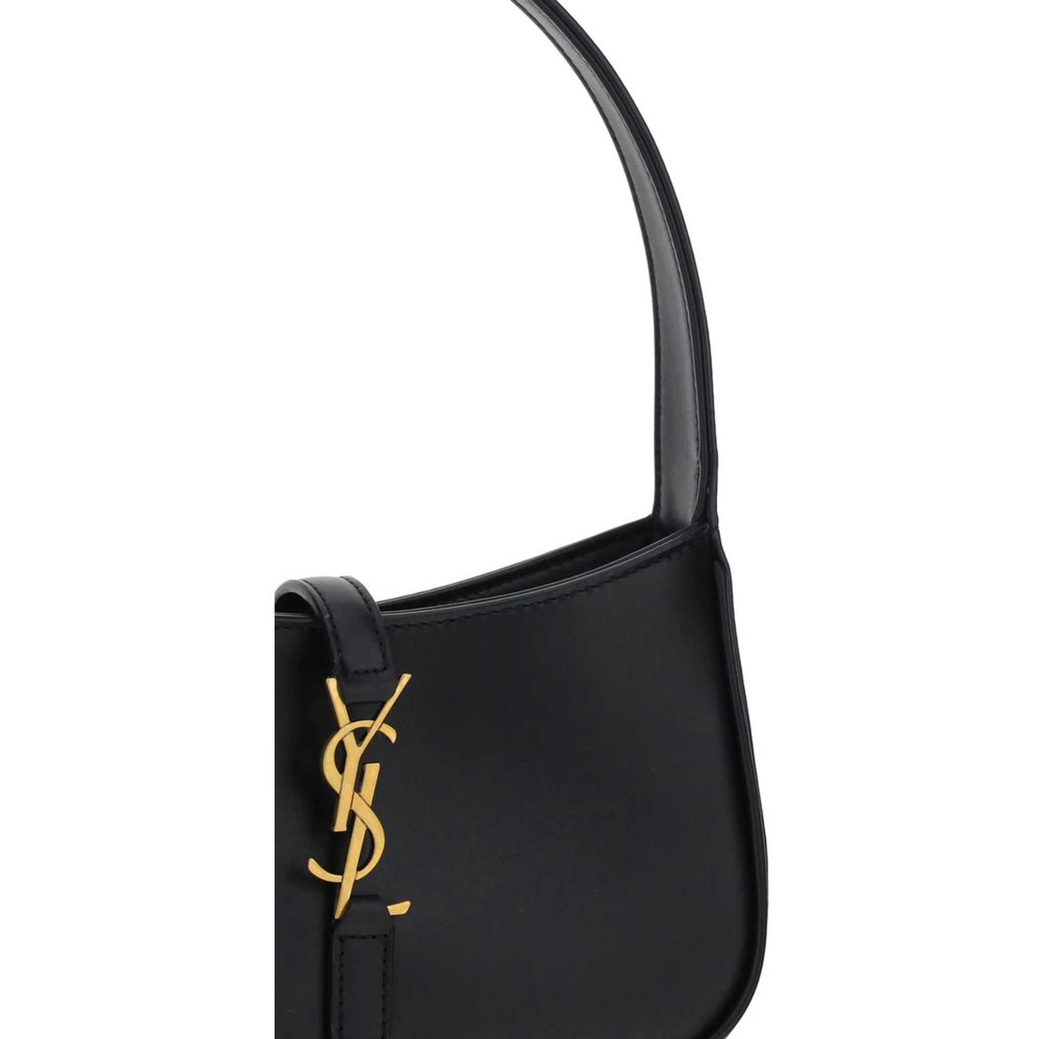 Black Calf Leather Bos Taurus Shoulder Bag