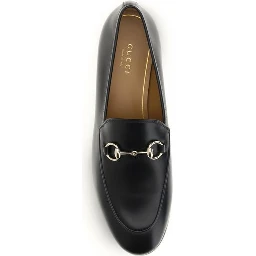 Black Calf Leather Bos Taurus Slip-On Loafers