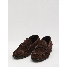 حذاء لوفر من الجلد المدبوغ