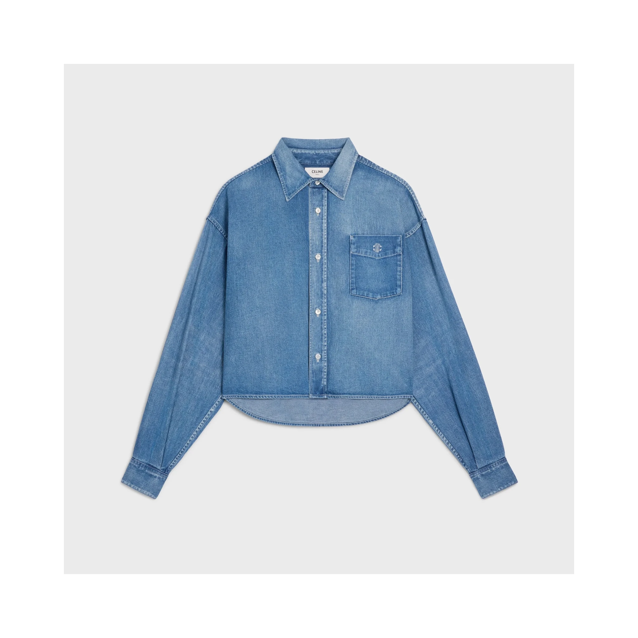 قميص جينز قصير