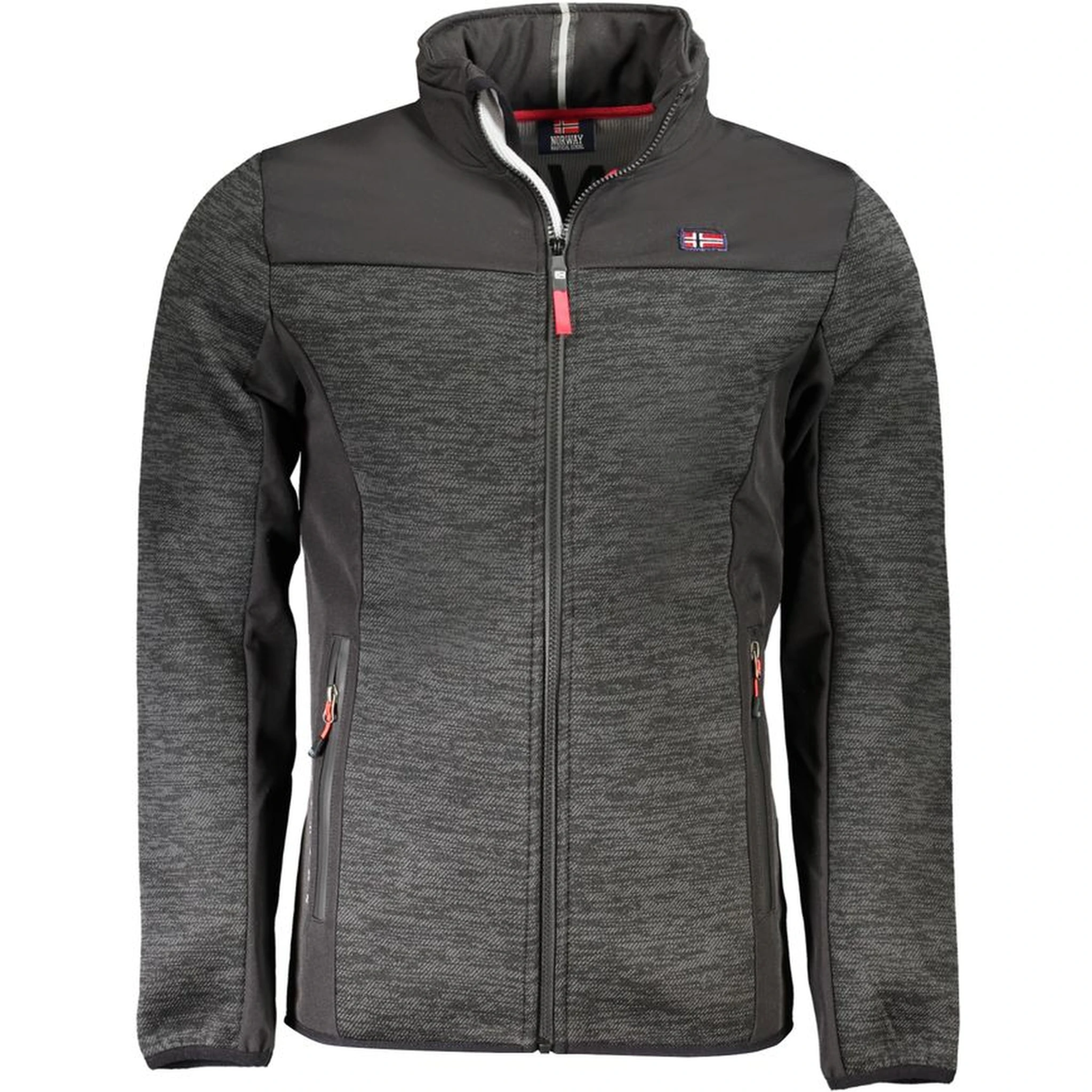 Black Polyester Men's Jacket