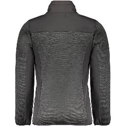 Black Polyester Men's Jacket