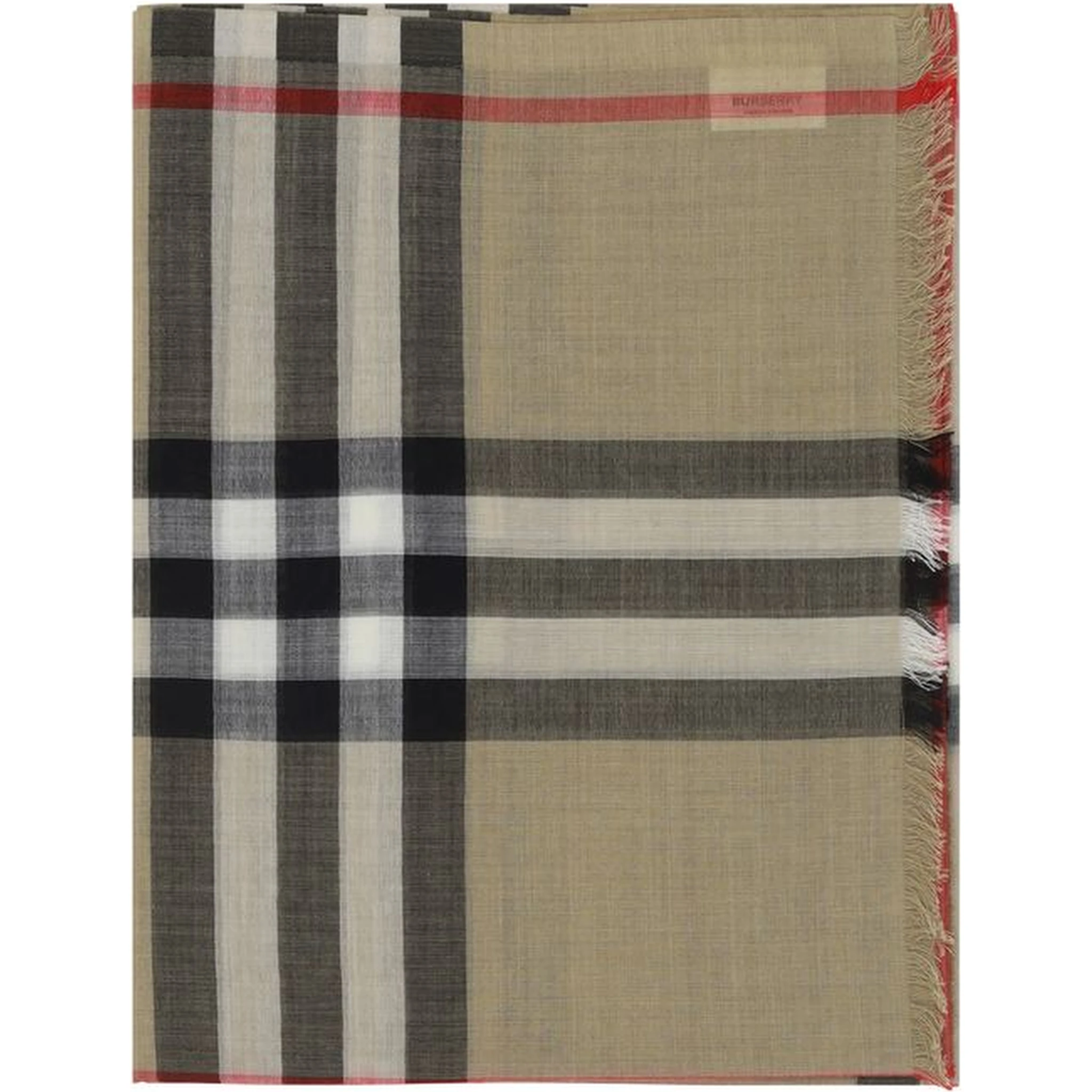 Brown Silk Scarf