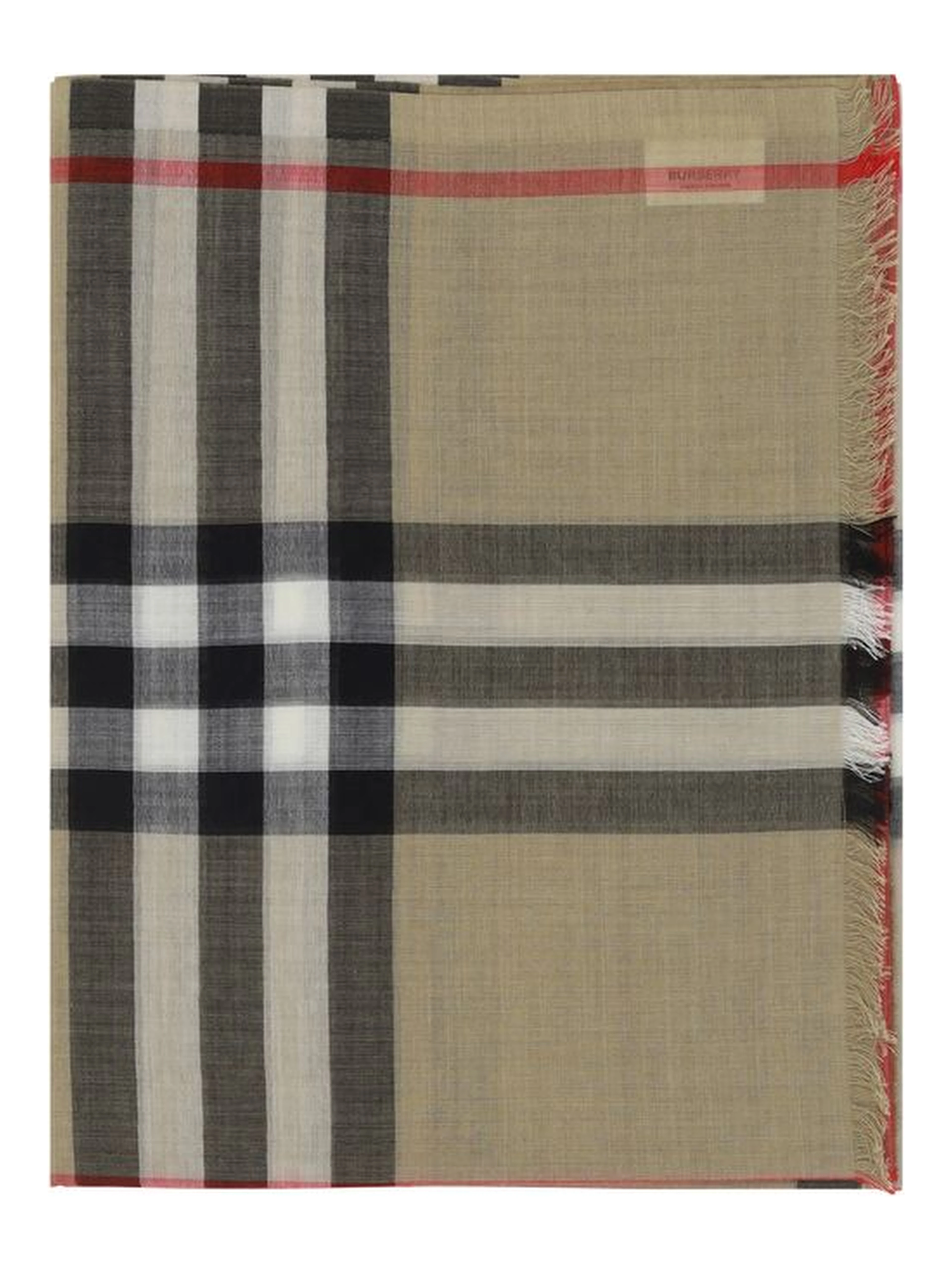 Brown Silk Scarf