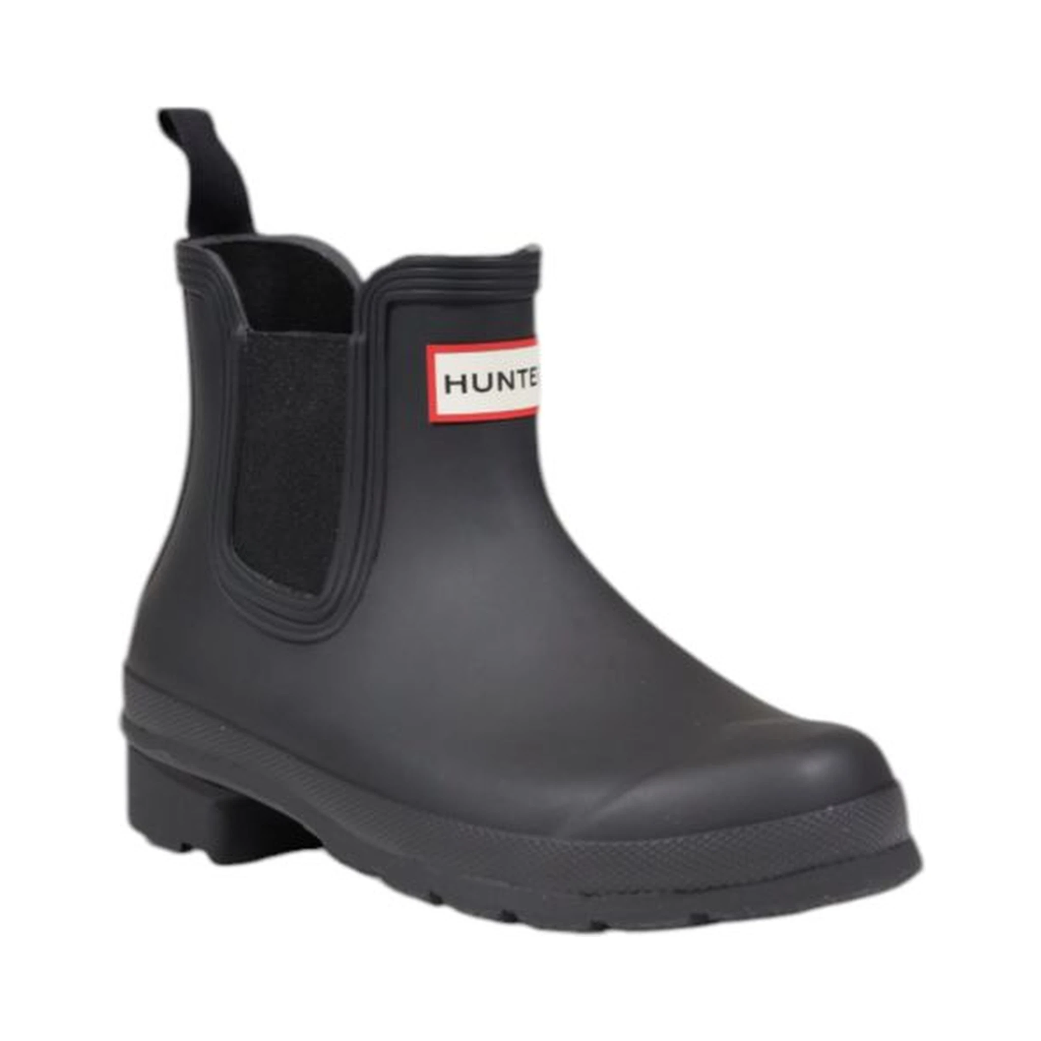 Black Recycled Polyester Ankle Boots