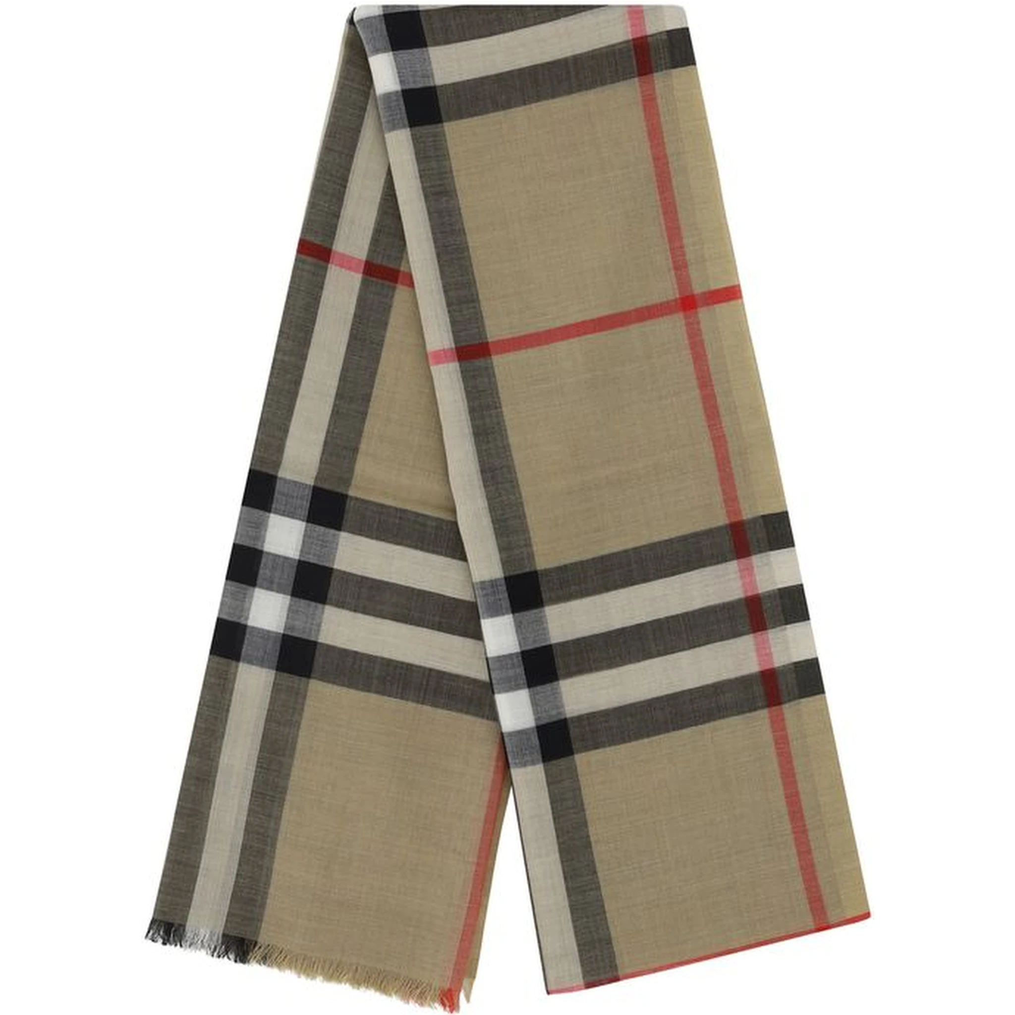 Brown Silk Scarf