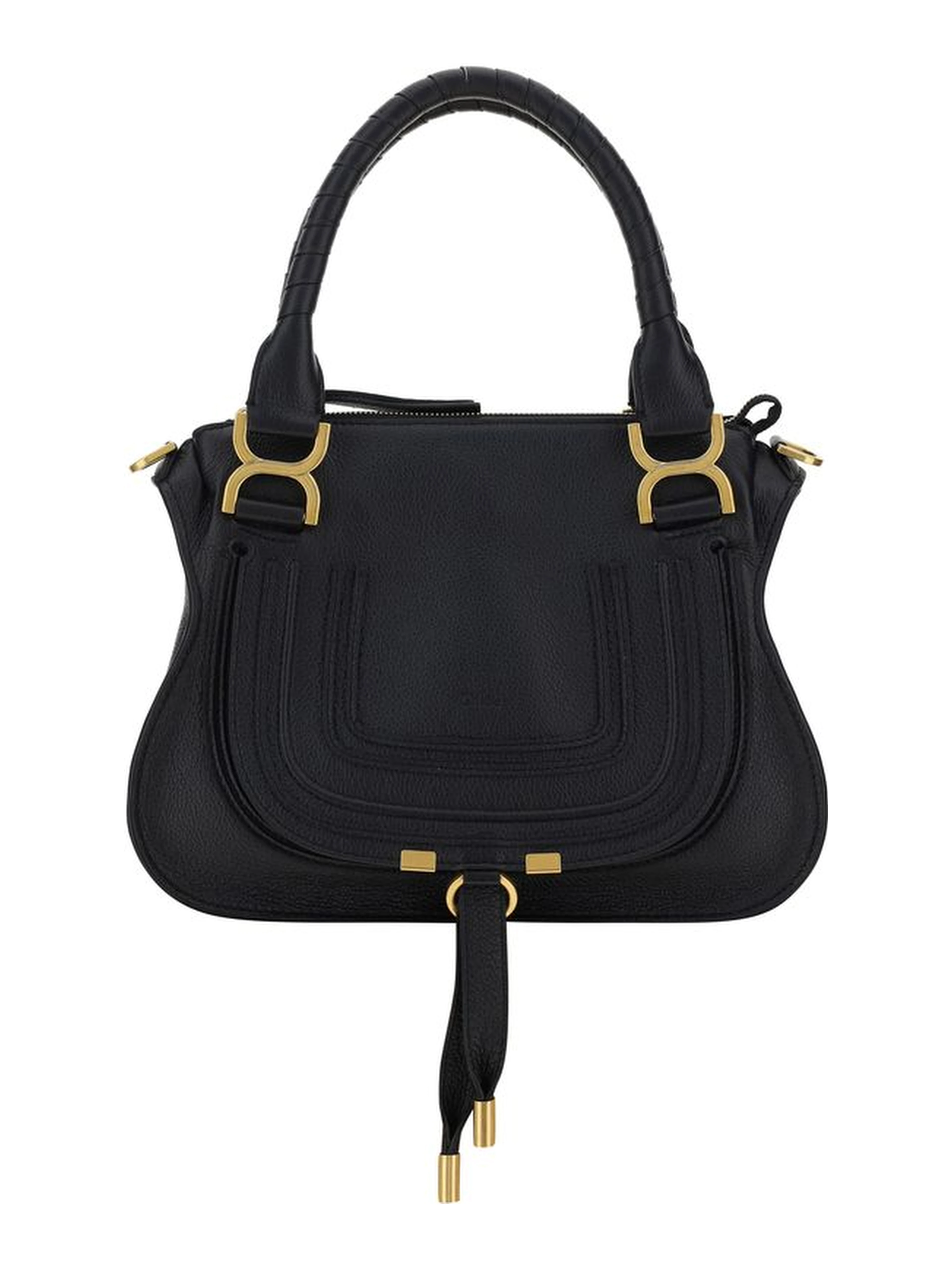 Black Calf Leather Bos Taurus Shoulder Bag