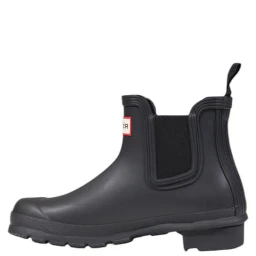 Black Recycled Polyester Ankle Boots