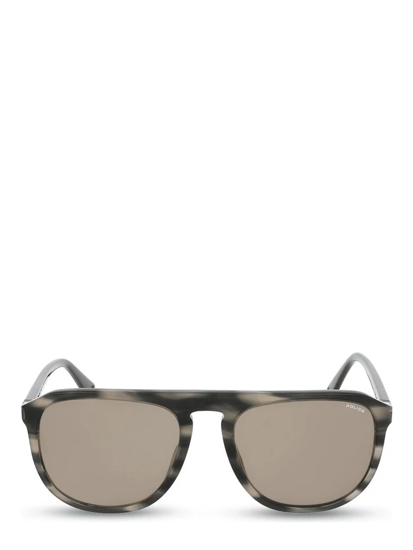 نظارات شمسية بنية اللون من الأسيتات