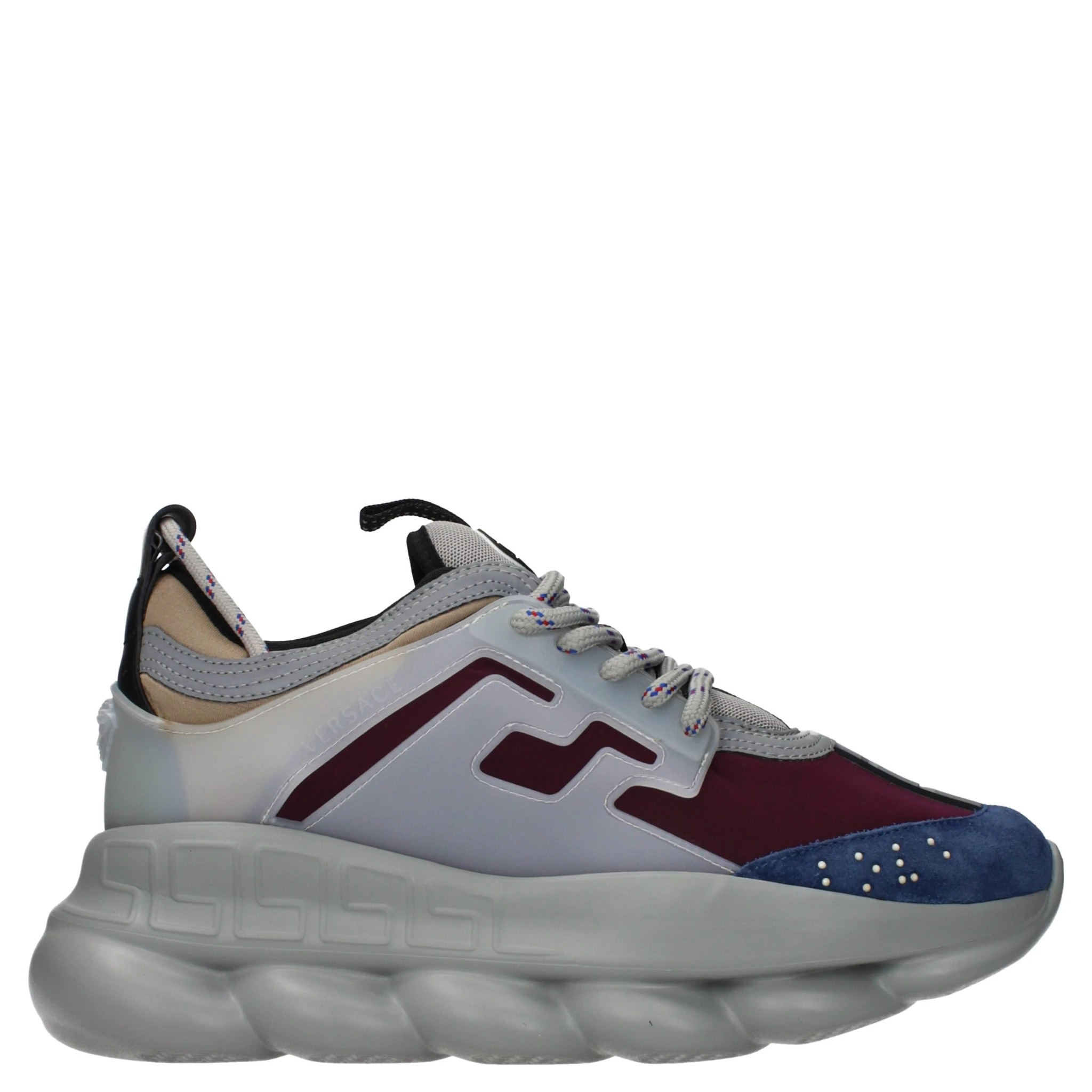 Multicolor Fabric Chunky Sneakers