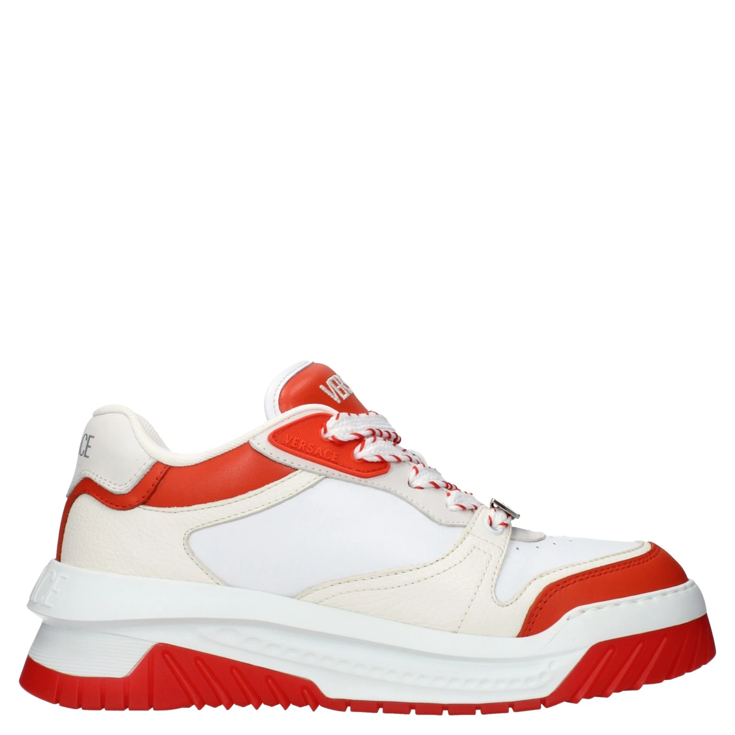 White Leather Athletic Sneakers