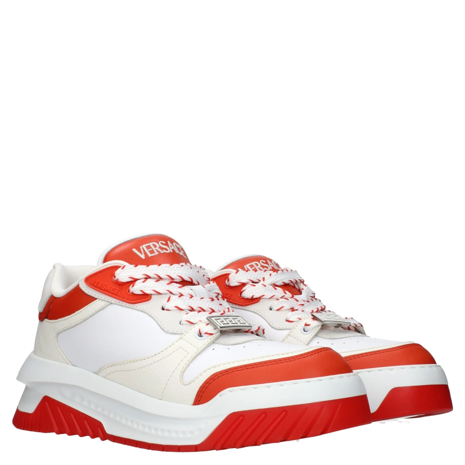 White Leather Athletic Sneakers