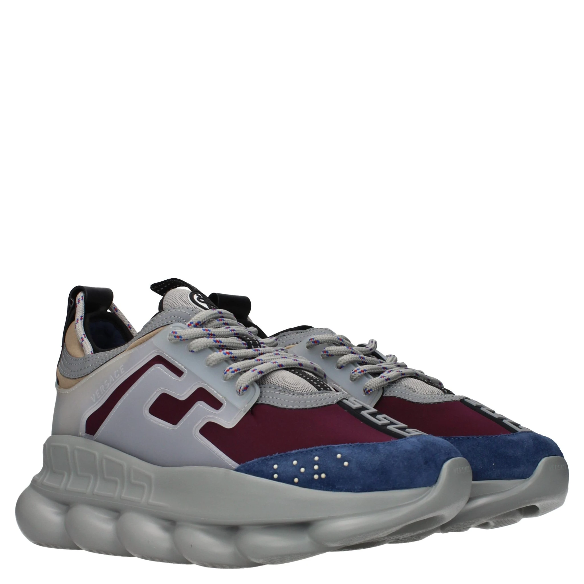 Multicolor Fabric Chunky Sneakers