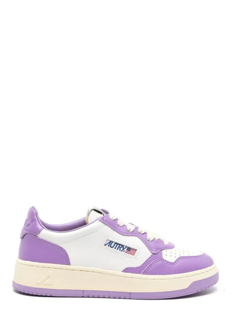Multicolor Leather Low Top Sneakers