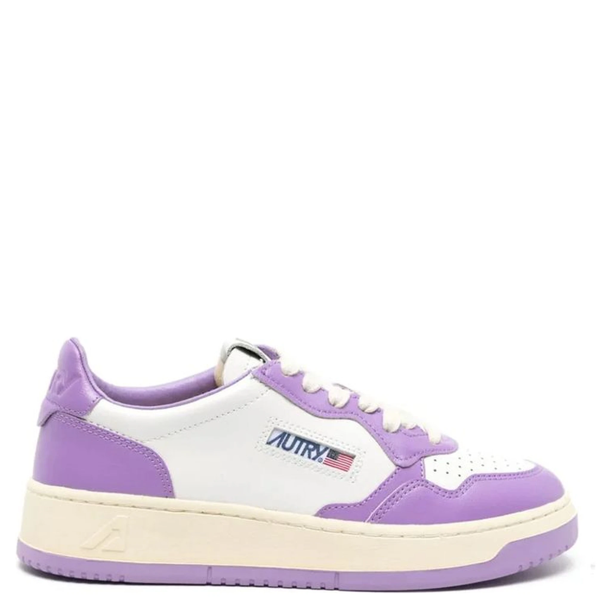 Multicolor Leather Low Top Sneakers