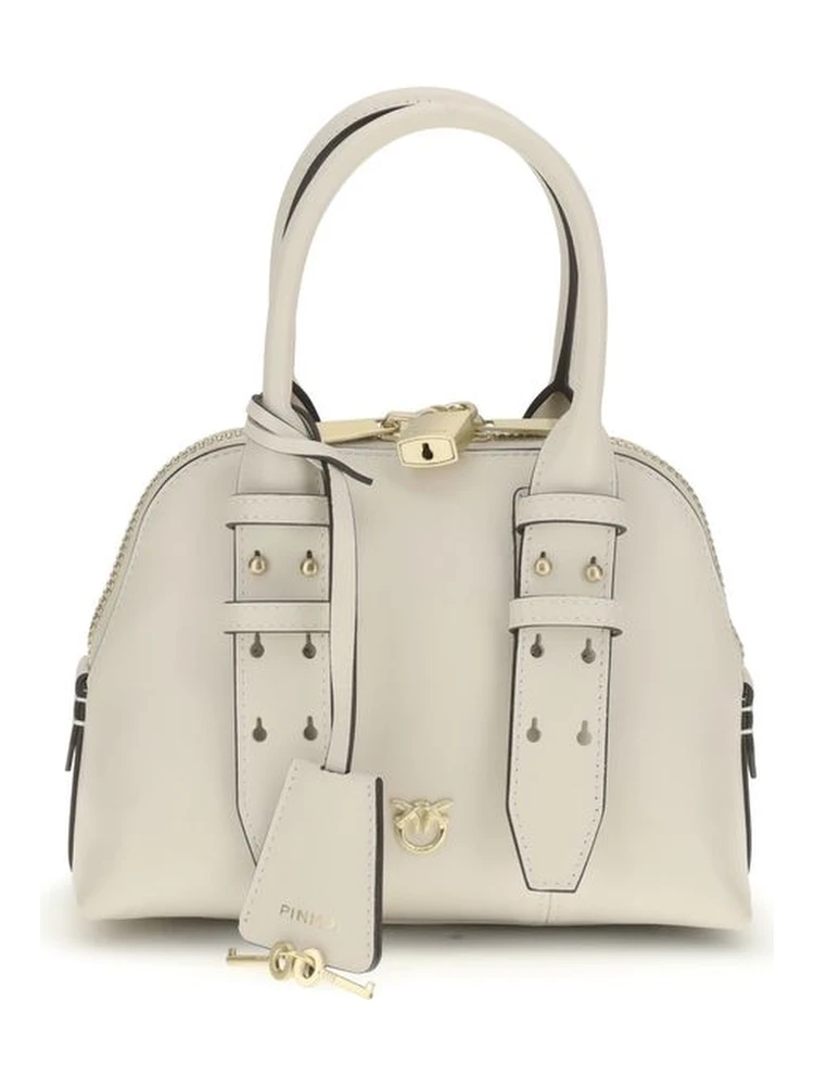 White Calf Leather Bos Taurus Handbag