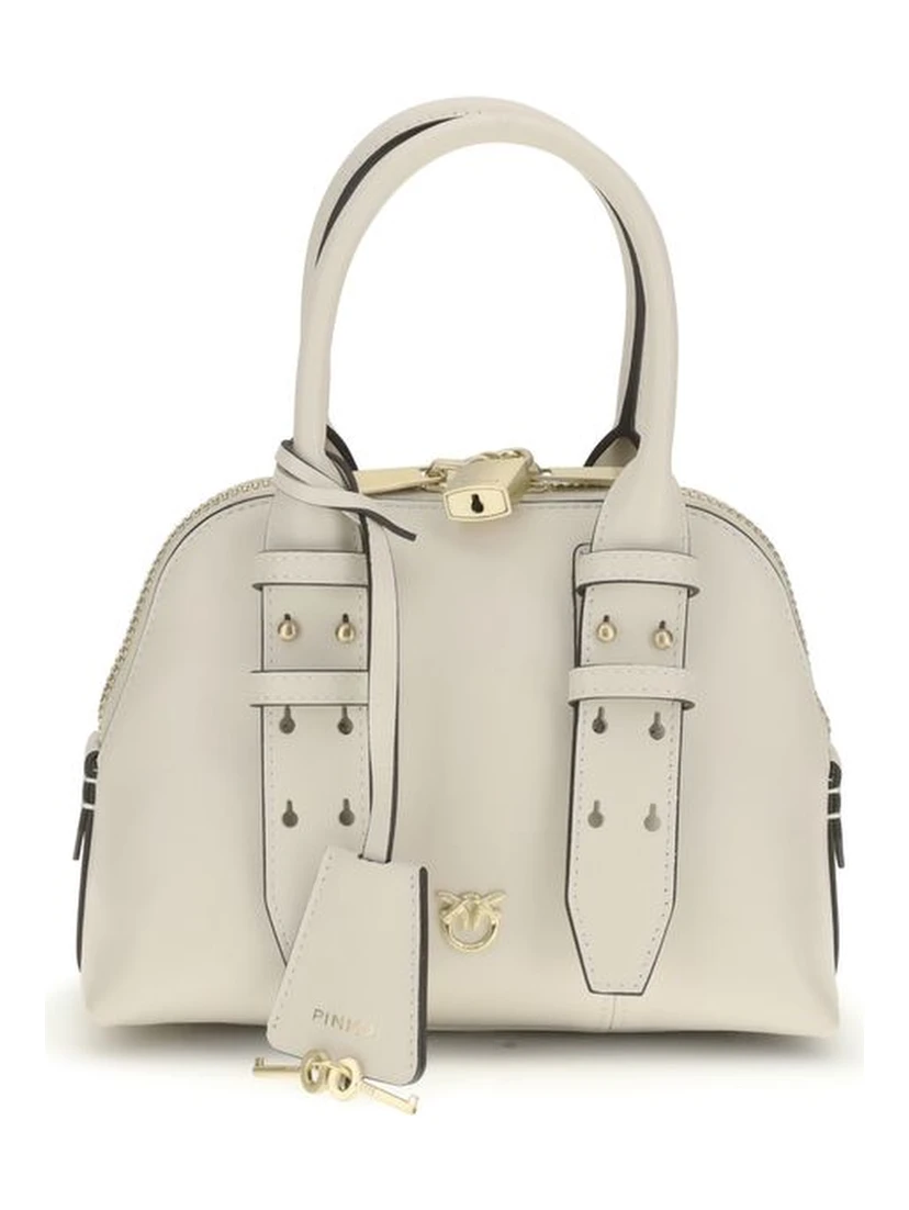 White Calf Leather Bos Taurus Handbag