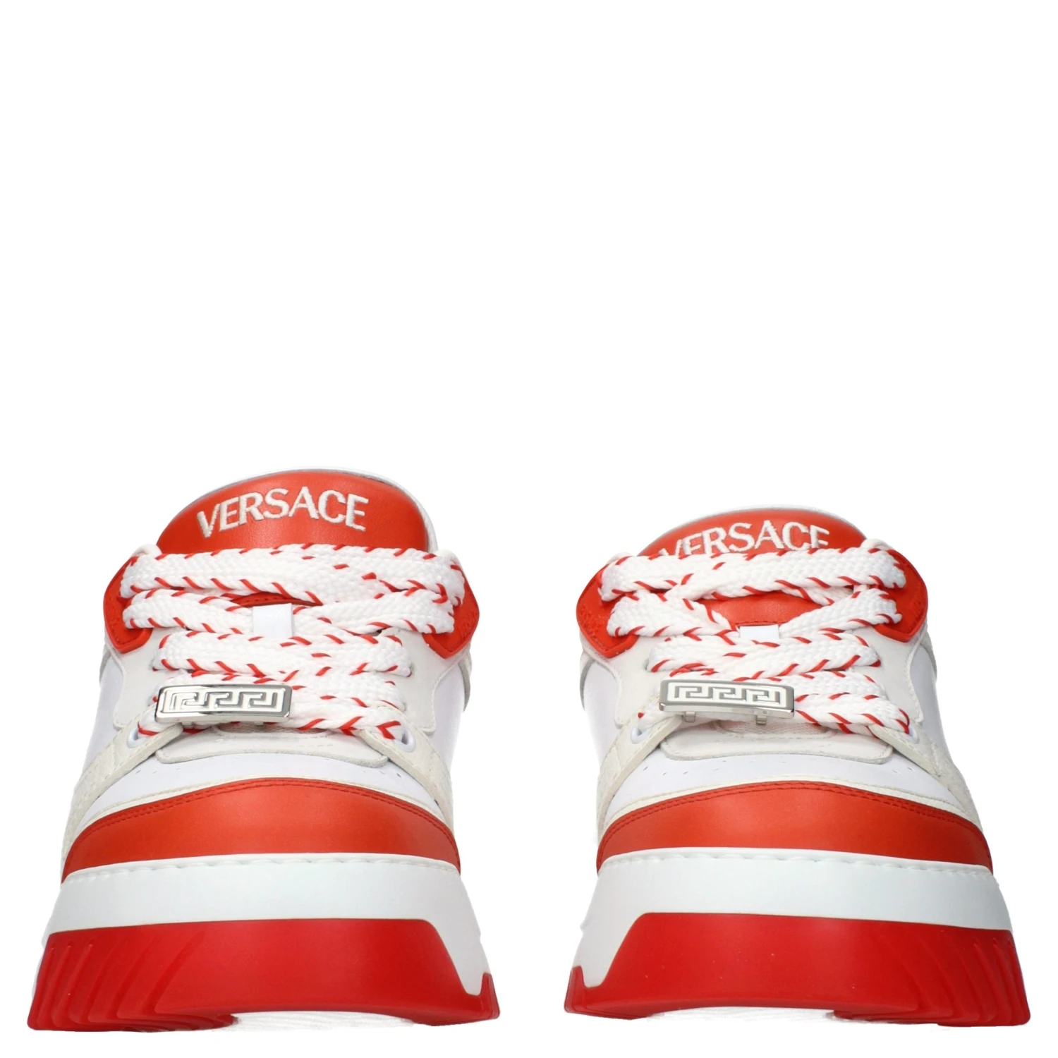 White Leather Athletic Sneakers