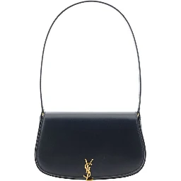 Black Calf Leather Bos Taurus Shoulder Bag