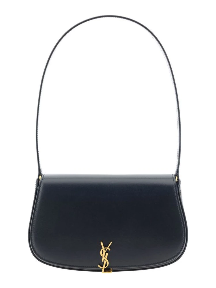 Black Calf Leather Bos Taurus Shoulder Bag