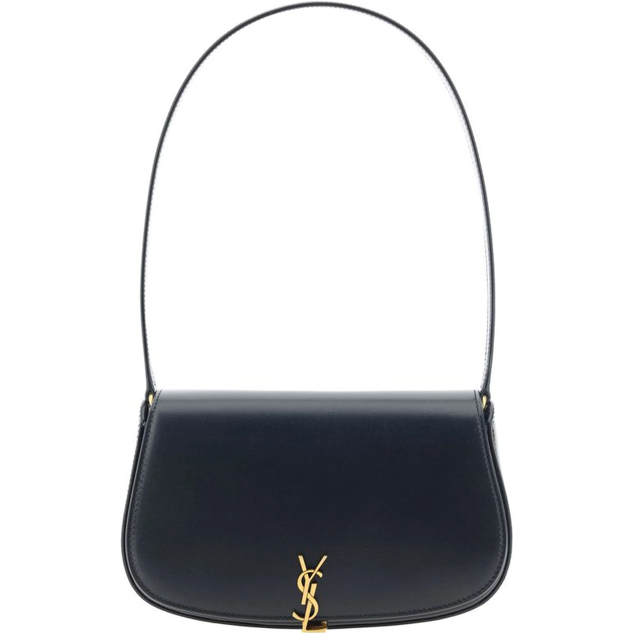 Black Calf Leather Bos Taurus Shoulder Bag