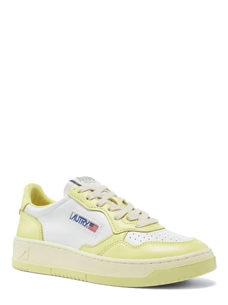 White Leather Low Top Sneakers alternative
