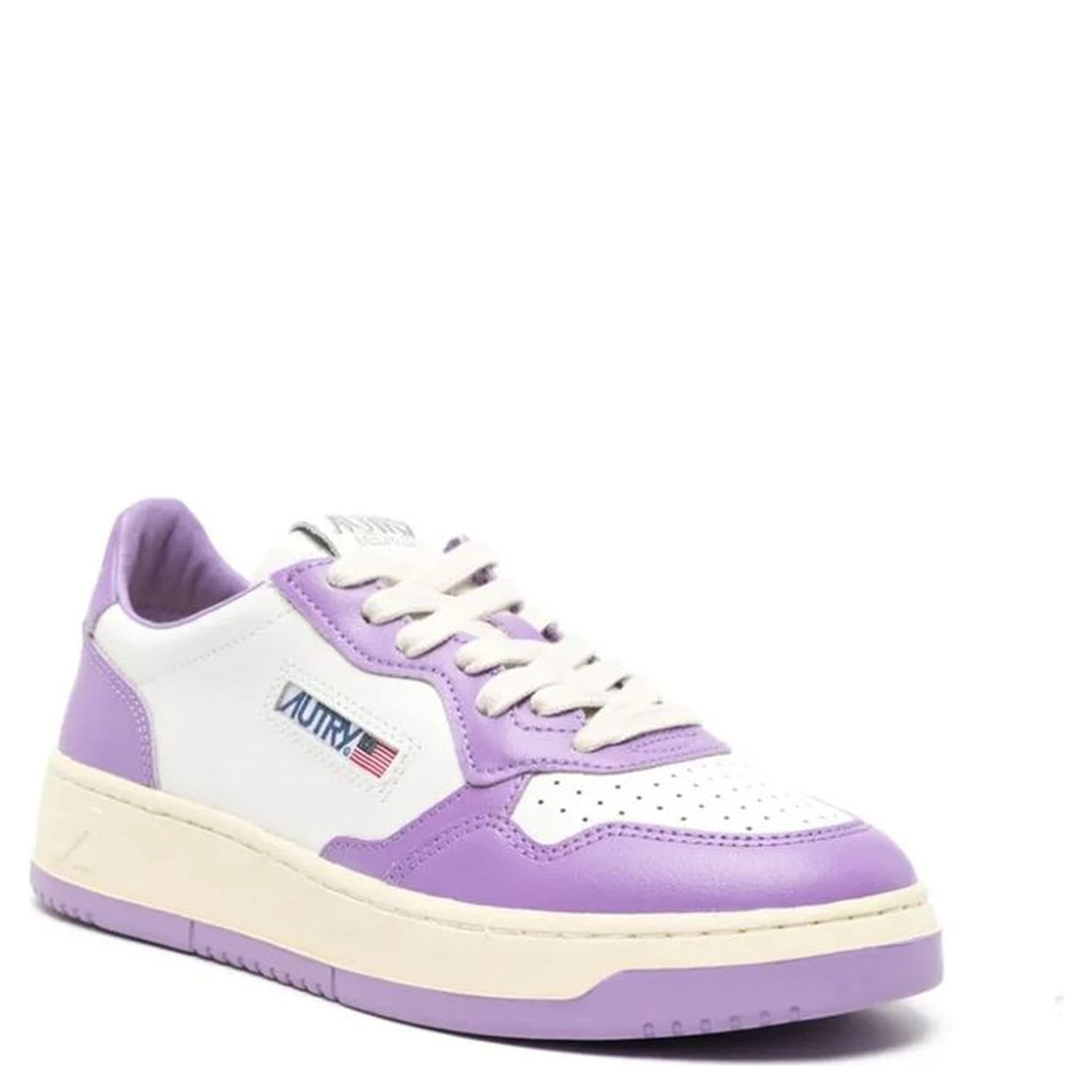 Multicolor Leather Low Top Sneakers