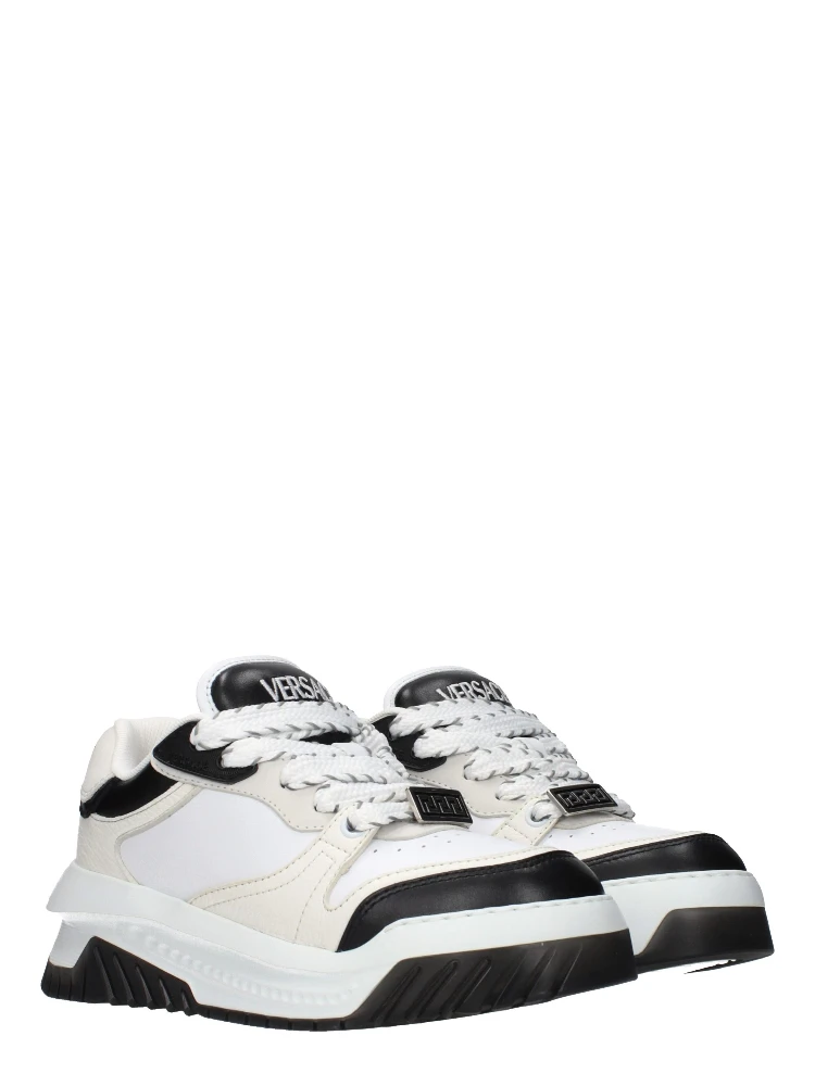 White Leather Low Top Sneakers alternative