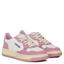 Multicolor Leather Low Top Sneakers