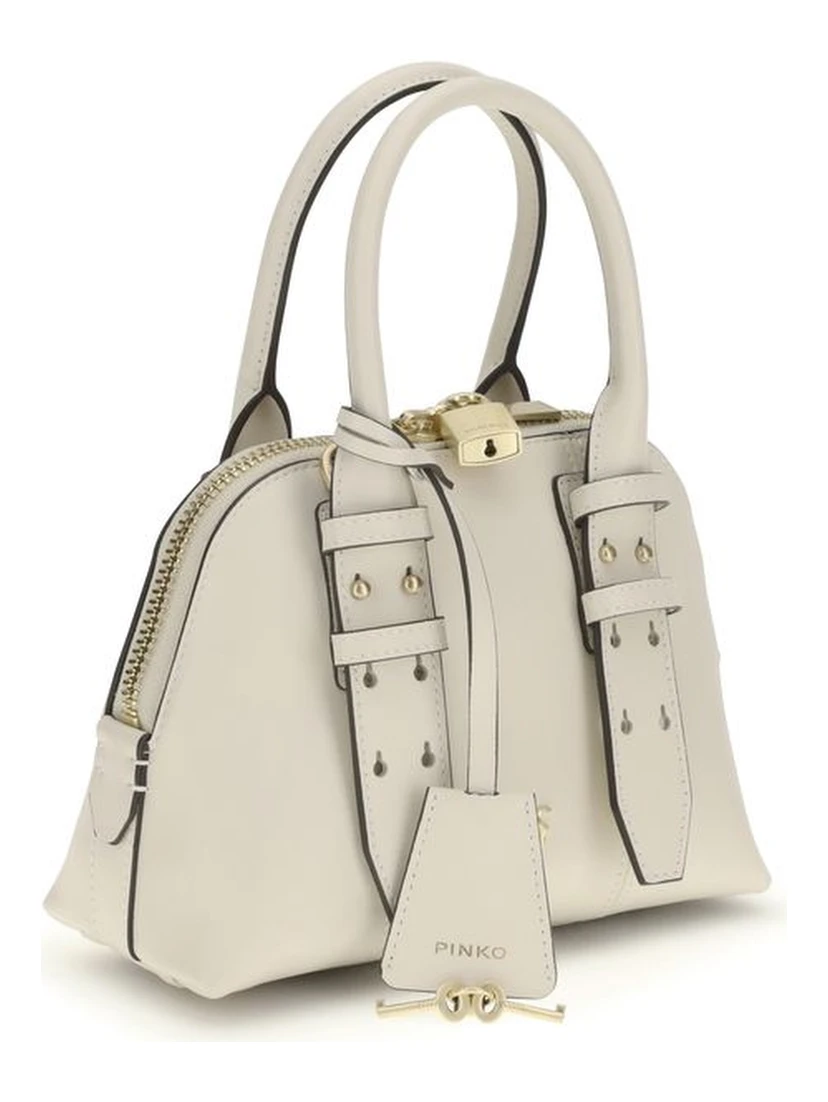 White Calf Leather Bos Taurus Handbag