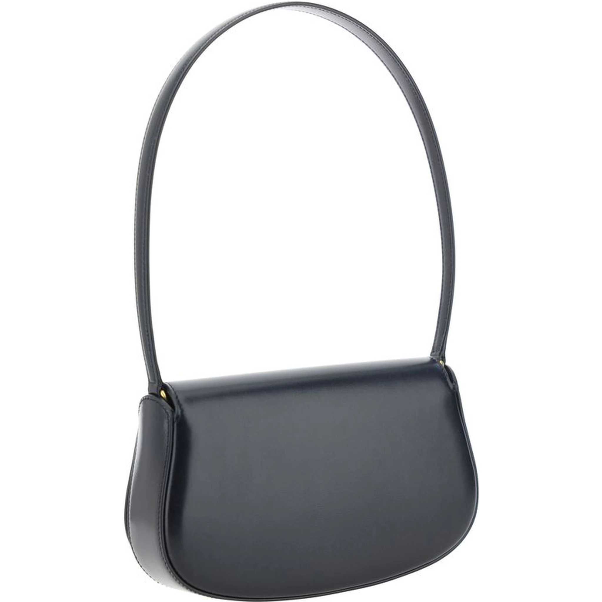 Black Calf Leather Bos Taurus Shoulder Bag