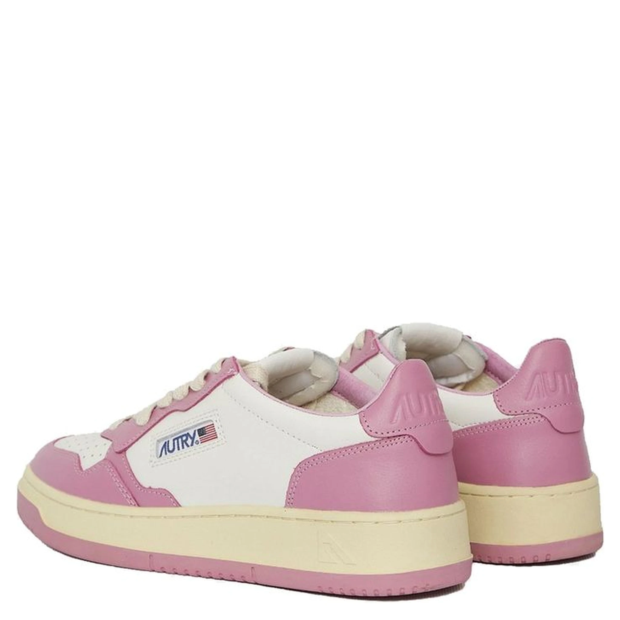 Multicolor Leather Low Top Sneakers