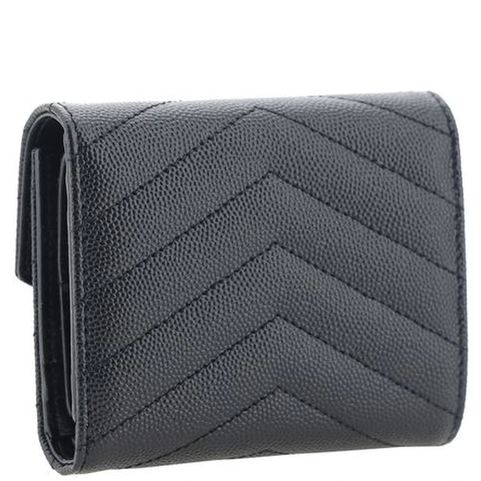 محفظة بوس توروس من جلد العجل الأسود