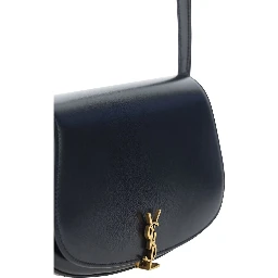 Black Calf Leather Bos Taurus Shoulder Bag
