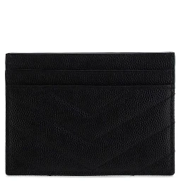 محفظة بوس توروس من جلد العجل الأسود