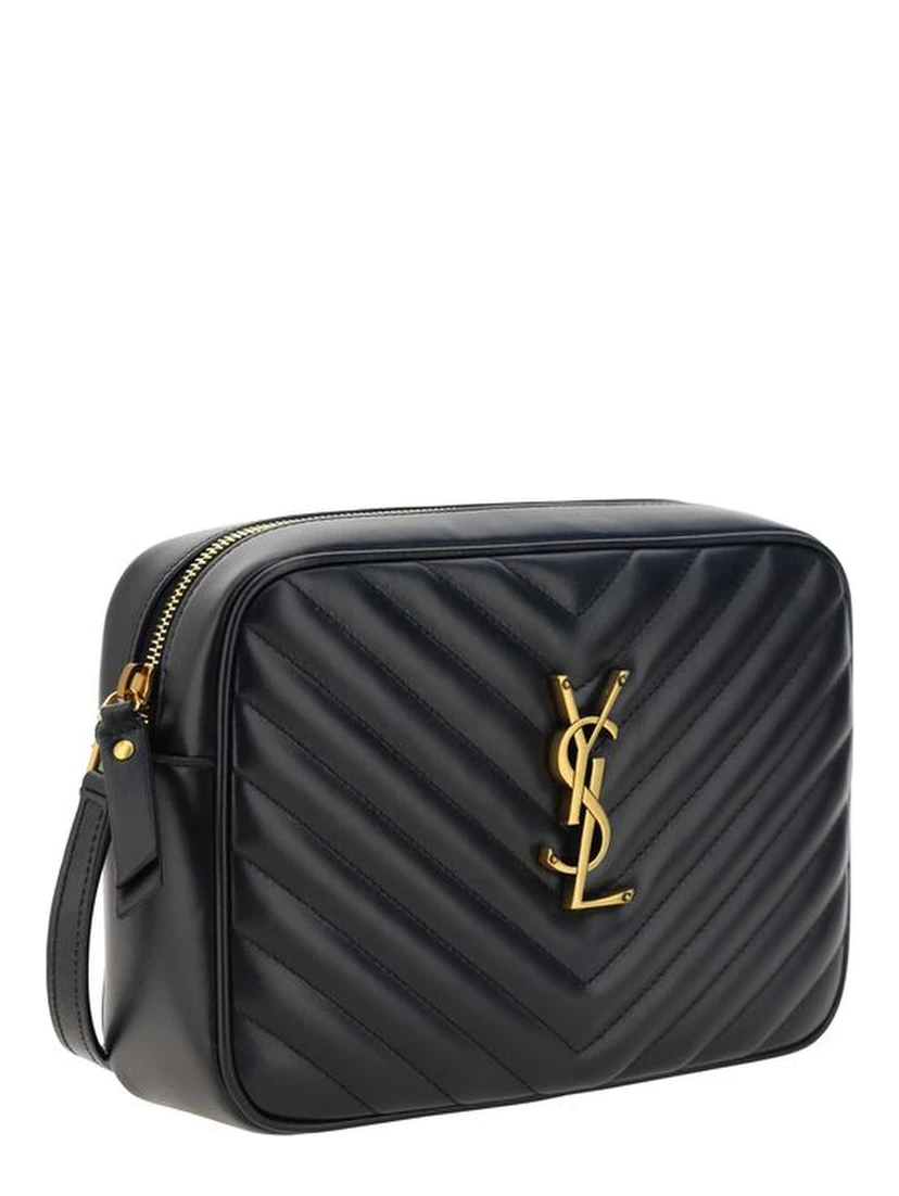 Black Calf Leather Bos Taurus Shoulder Bag